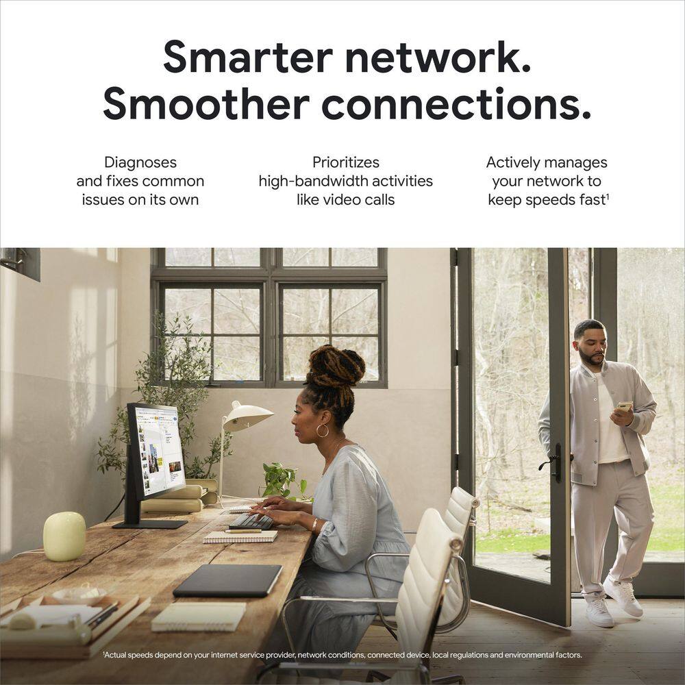 Google Nest Wifi Pro (Wi-Fi 6E) - Lemongrass