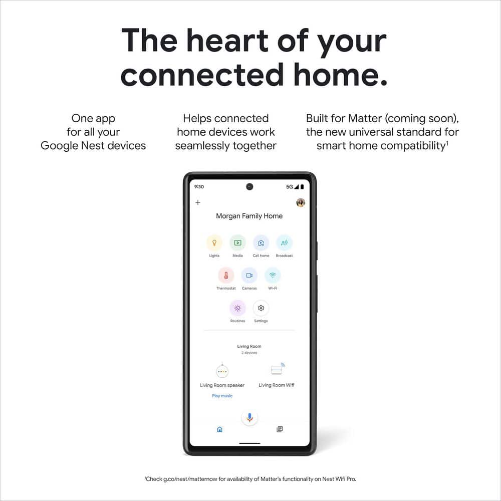 Google Nest Wifi Pro (Wi-Fi 6E) - Lemongrass