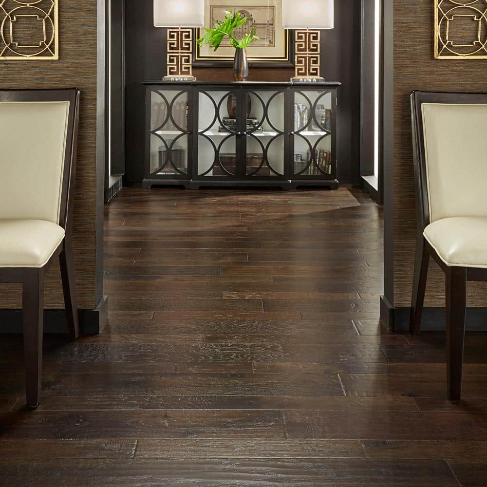 HOMELEGEND HS Lennox Distressed 3/8 in. T x 3.5 in. W T&G Engineered Hardwood Flooring (26.25 sqft/case)