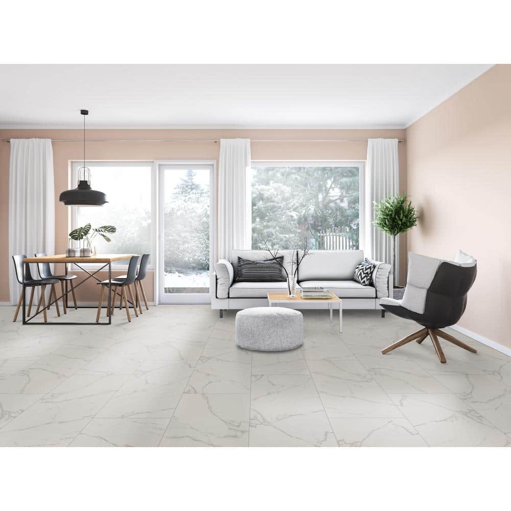 MSI Leonardo Venato 24 in. x 48 in. Polished Porcelain Marble Look Floor and Wall Tile (32 cases/512 sq. ft./pallet)