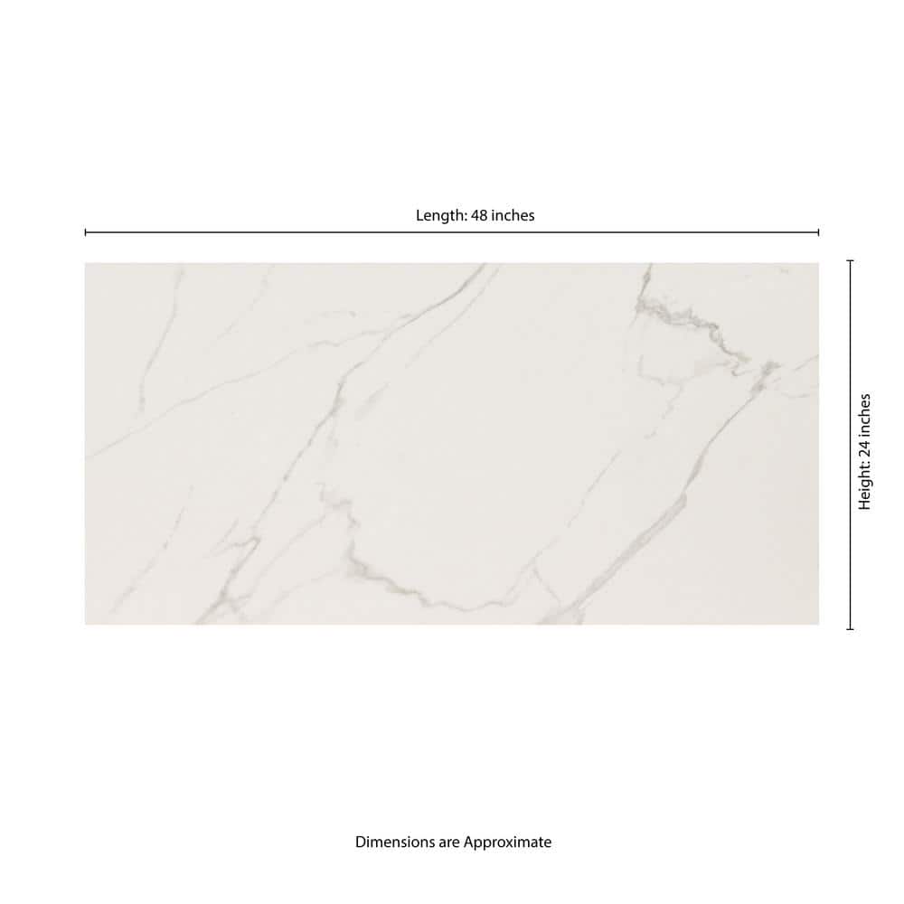 MSI Leonardo Venato 24 in. x 48 in. Polished Porcelain Marble Look Floor and Wall Tile (32 cases/512 sq. ft./pallet)