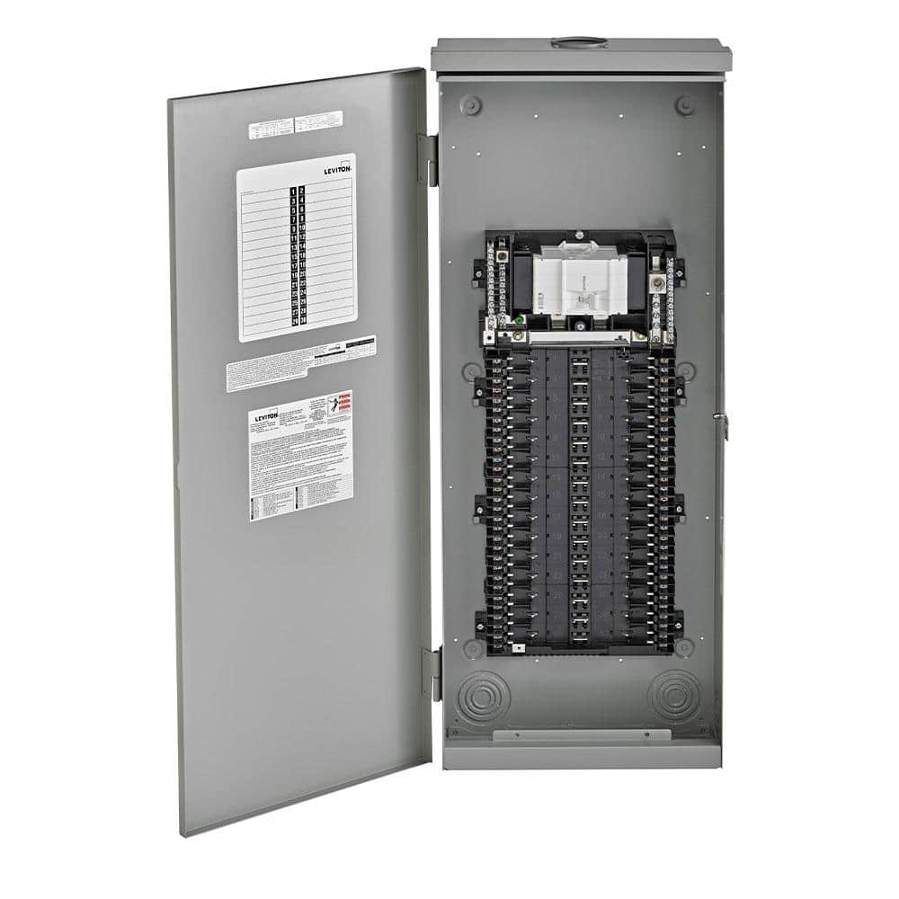 Leviton 30 Space Outdoor Load Center with 125 Amp Main Circuit Breaker