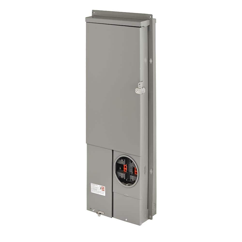 Leviton 200 Amp 12-Space All-in-One UG/OH Semi-Flush (Solar Ready) Panel with Main Breaker