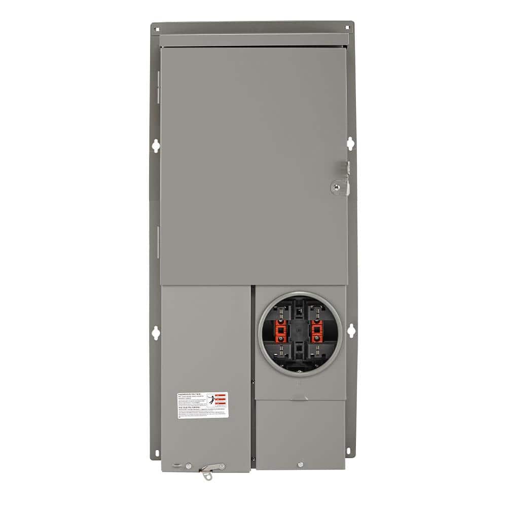 Leviton 200 Amp 12-Space All-in-One UG/OH Semi-Flush (Solar Ready) Panel with Main Breaker