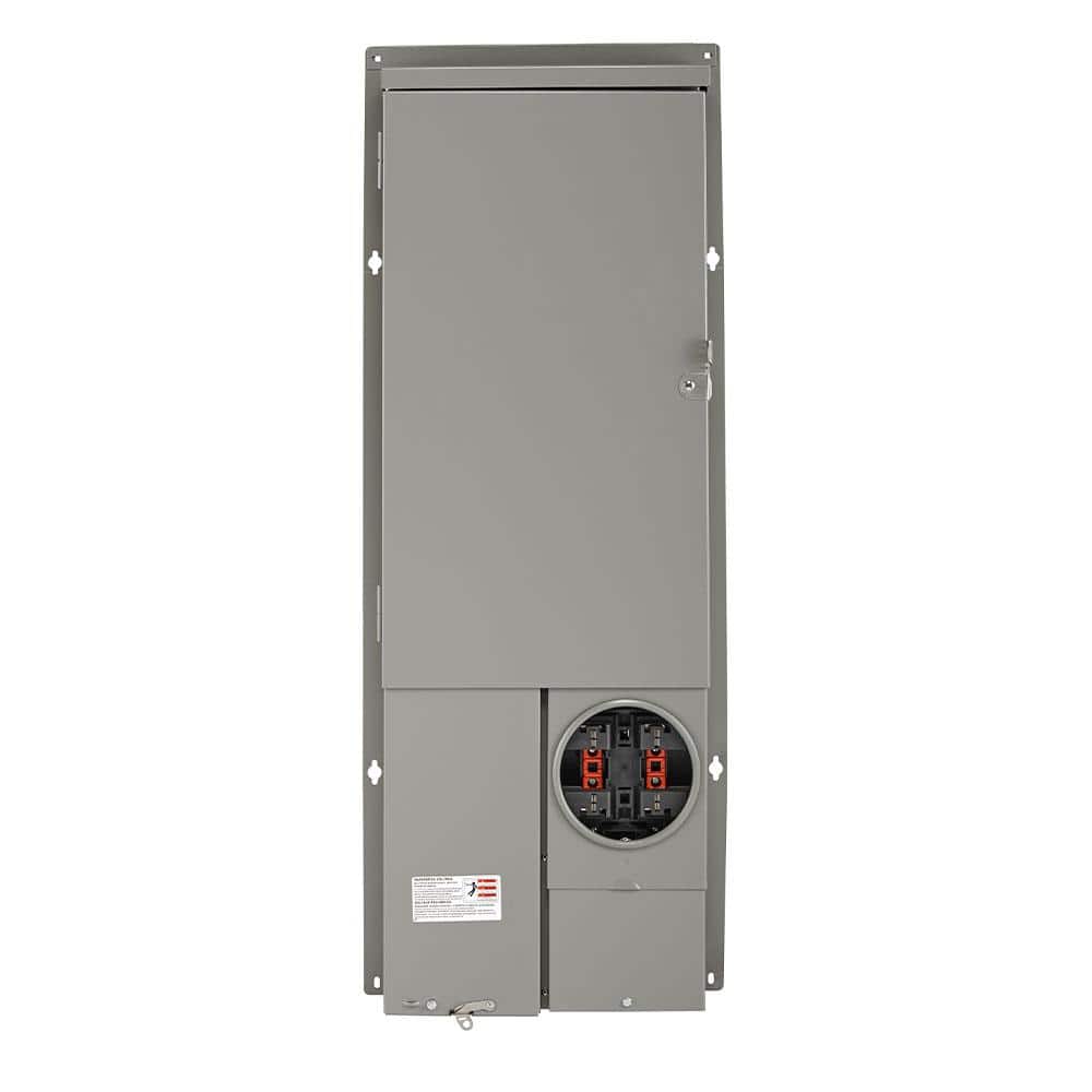 Leviton 200 Amp 40-Space All-in-One UG/OH Semi-Flush (Solar Ready) Panel with Main Breaker
