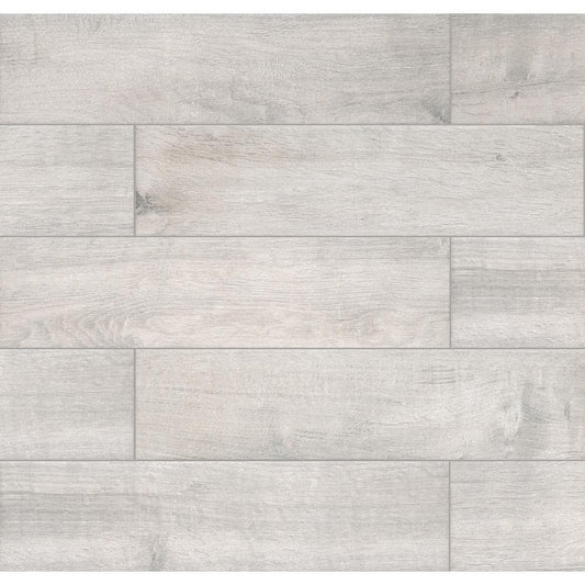 MSI Westwood Liath Gray 8 in. x 24 in. Matte Porcelain Wood Look Floor and Wall Tile (11.97 sq. ft./Case)