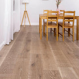 MS International Laderra 9.5" Eastern Elm Wirebrushed White Oak 5/8 in. x 9-1/2 in. Engineered Hardwood Flooring (34.10 sq.ft./ctn)