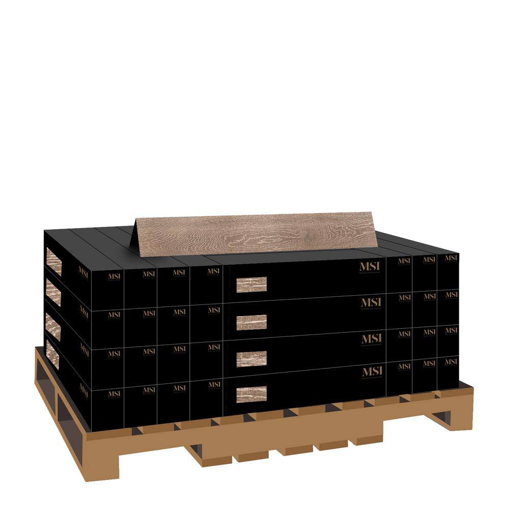 MSI Liberty Mound White Oak XL 1/2 in. T x 7.48 in.W Tongue and Groove Engineered Hardwood Flooring (1413.72 sq. ft./pallet)