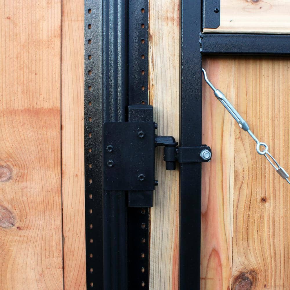 LIFETIME STEEL POST 7 in. x 6 in. x 2 in. LTP Hinge/Latch Gate Adapter Kit