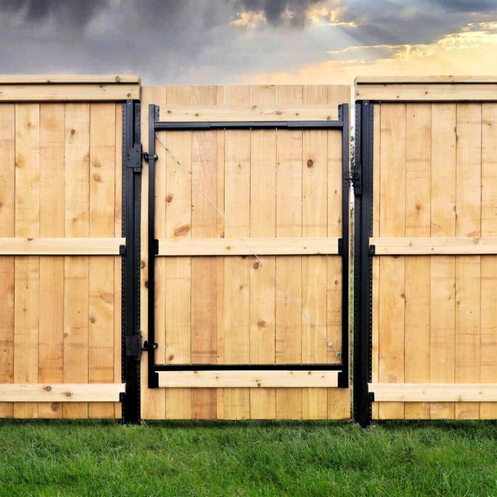 LIFETIME STEEL POST 7 in. x 6 in. x 2 in. LTP Hinge/Latch Gate Adapter Kit