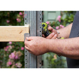 LIFETIME STEEL POST 5 in. x 4 in. x 2 in. LTP Galvanized Steel Rail Support Clips (6-Pack)