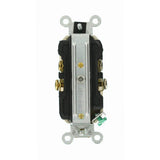 Leviton 15 Amp Commercial Grade Duplex Outlet, Light Almond