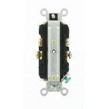 Leviton 20 Amp Commercial Grade Duplex Outlet, Light Almond, NEMA 5-20R