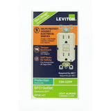 Leviton 15 Amp 125-Volt SmartlockPro SmarTest Tamper-Resistant GFCI Duplex Outlet, Light Almond (GFTR1-KT)