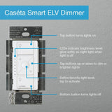 Lutron Caseta Smart Lighting Dimmer Switch for ELV Bulbs, 250-Watt LED Bulbs, Light Almond (PD-5NE-LA)
