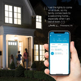 Lutron Caseta Smart Lighting Dimmer Switch for ELV Bulbs, 250-Watt LED Bulbs, Light Almond (PD-5NE-LA)