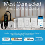 Lutron Caseta Smart Dimmer Switch for Wall & Ceiling Lights, 150W LED, Light Almond (PD-6WCL-LA)
