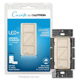 Lutron Caseta Smart Dimmer Switch for Wall & Ceiling Lights, 150W LED, Light Almond (PD-6WCL-LA)