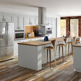 Cumberland 12 in. W x 34.5 in. H x 24 in. D Light Gray Shaker Assembled Pullout Right Spice Rack Kitchen Cabinet