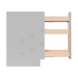 LIFEART CABINETRY Anchester Assembled 6x34.5x24 in. Base Spice Drawer Cabinet in Light Gray