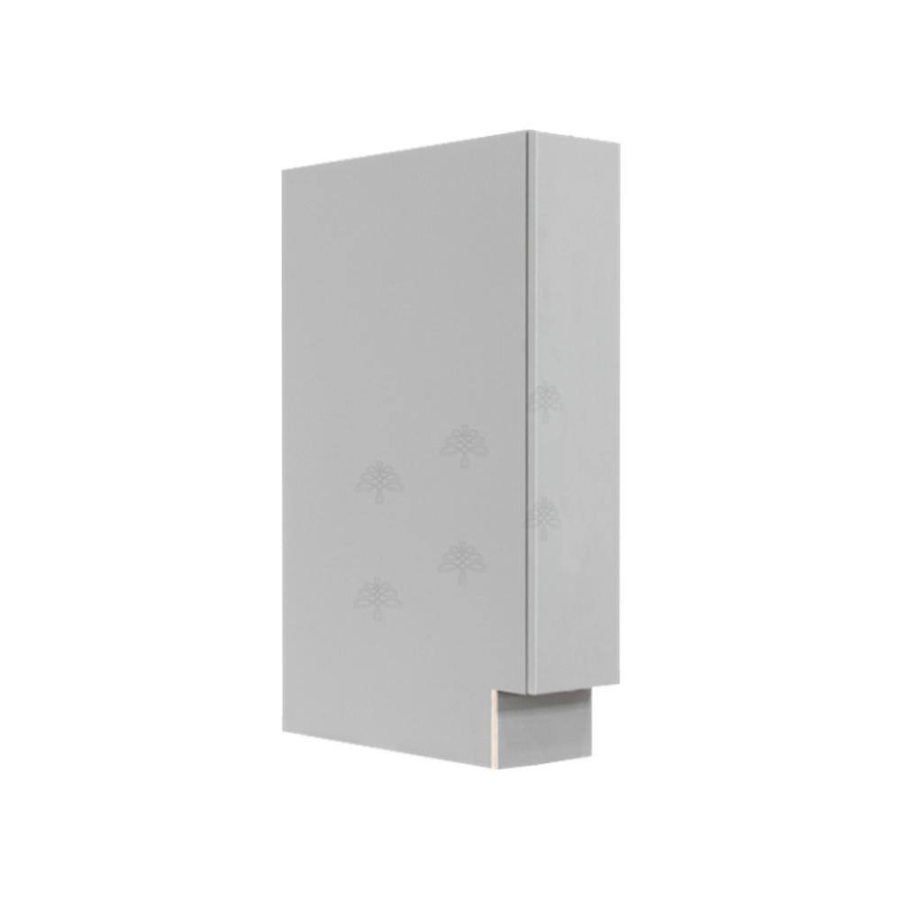 LIFEART CABINETRY Anchester Assembled 6x34.5x24 in. Base Spice Drawer Cabinet in Light Gray
