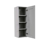 LIFEART CABINETRY Anchester Assembled 9x42x12 in. Wall Cabinet with 1 Door 3 Shelves in Light Gray