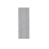 LIFEART CABINETRY Anchester Assembled 9x42x12 in. Wall Cabinet with 1 Door 3 Shelves in Light Gray