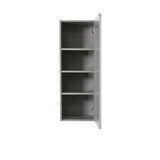 LIFEART CABINETRY Anchester Assembled 9x42x12 in. Wall Cabinet with 1 Door 3 Shelves in Light Gray