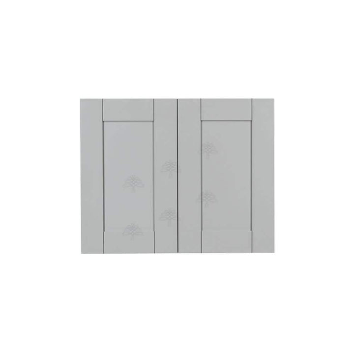 LIFEART CABINETRY Anchester Assembled 30x24x12 in. Wall Cabinet with 2 Doors 1 Shelf in Light Gray