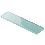 Ivy Hill Tile Contempo Light Green 2 in. x 8 in. x 8mm Polished Glass Floor and Wall Tile (36 pieces 4 sq.ft./Box)
