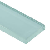 Ivy Hill Tile Contempo Light Green 2 in. x 8 in. x 8mm Polished Glass Floor and Wall Tile (36 pieces 4 sq.ft./Box)