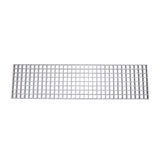 Wellco Fiberglass Molded Grating Composite for Floors Outdoor Drain Cover Deck Tile, 1.5x1.5x1in, 1x4ft, Gray, Gritted
