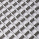 Wellco Fiberglass Molded Grating Composite for Floors Outdoor Drain Cover Deck Tile, 1.5x1.5x1in, 2x4ft, Gray, Gritted