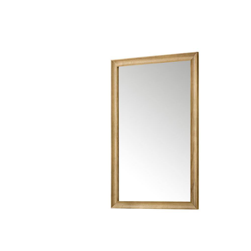 James Martin Vanities Glenbrooke 26" x 40" Rectangular Vanity Mirror in Light Natural Oak