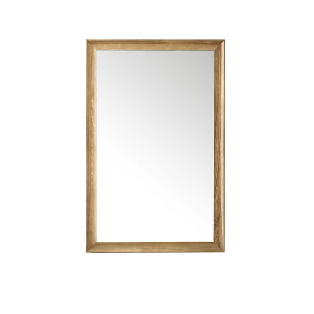James Martin Vanities Glenbrooke 26" x 40" Rectangular Vanity Mirror in Light Natural Oak