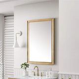 James Martin Vanities Glenbrooke 30" x 40" Light Natural Oak Vanity Mirror