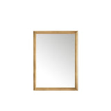 James Martin Vanities Glenbrooke 30" x 40" Light Natural Oak Vanity Mirror