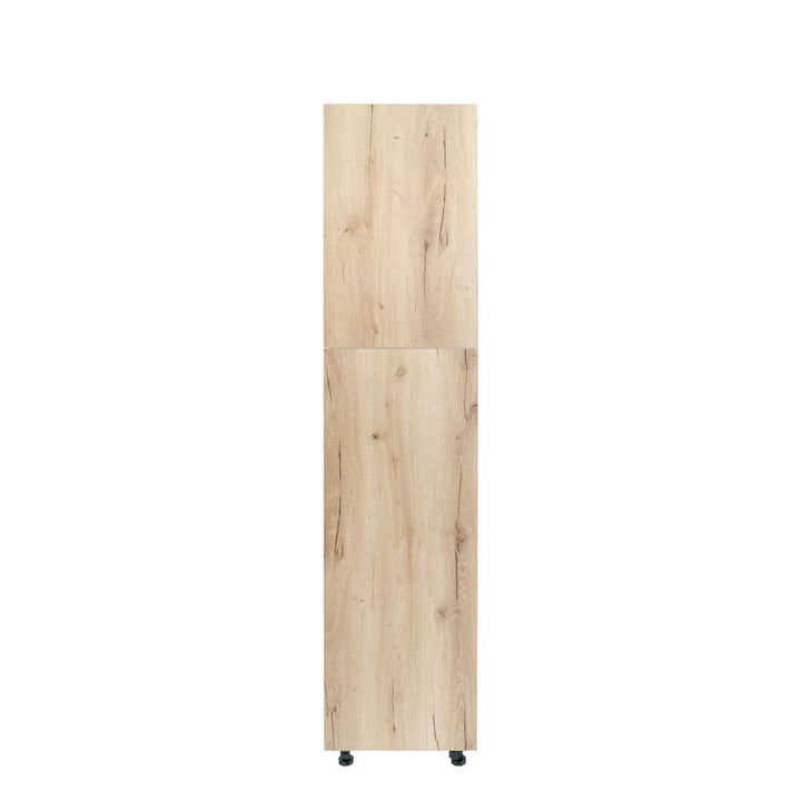 Cambridge Radiance 18 in. W x 24 in. D x 90 in. H Ready to Assemble Slab Pantry Kitchen Cabinet in Light Oak