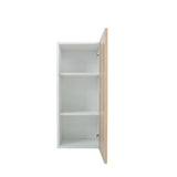 Cambridge Radiance 21 in. W x 12 in. D x 36 in. H Ready to Assemble Slab Wall Kitchen Cabinet in Light Oak