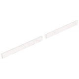 Wyndham Collection 54 in. Cultured Marble Backsplash in Light-Vein Carrara