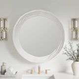 James Martin Vanities Terra 30" Limestone Framed Bathroom Vanity Mirror