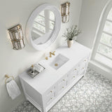 James Martin Vanities Terra 30" Limestone Framed Bathroom Vanity Mirror