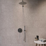 Pietra Limestone Sand 6 in. x 6 in. x 0.75 in. Stone-Look Porcelain Paver Sample