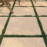 Pietra Limestone Sand 6 in. x 6 in. x 0.75 in. Stone-Look Porcelain Paver Sample
