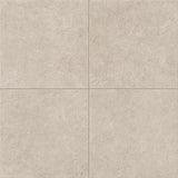 Pietra Limestone White 24 in. x 24 in. x 0.75 in. Stone-Look Porcelain Paver (Case of 2)
