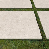 Pietra Limestone White 24 in. x 24 in. x 0.75 in. Stone-Look Porcelain Paver (Case of 2)