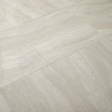 Daltile Hamilton Linear Gray 18 in. x 18 in. Ceramic Floor and Wall Tile (17.76 sq. ft. / case)