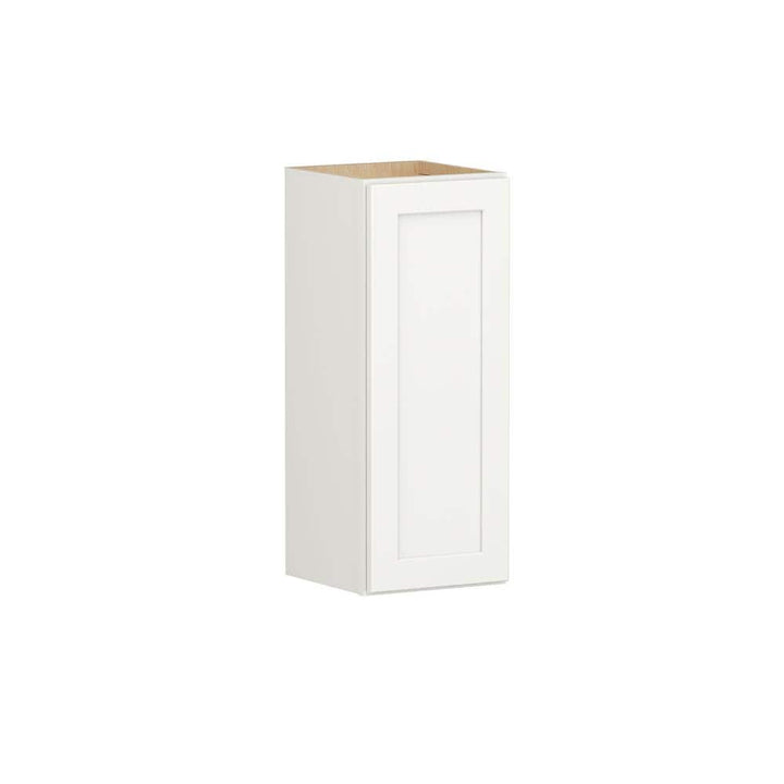 Shaker Full Overlay 12 in. W x 12 in. D x 30 in. H Plywood Assembled Wall Kitchen Cabinet in Linen White