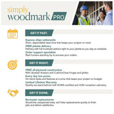 SIMPLY WOODMARK PRO Shaker Partial Overlay 36 in W x 20.75 in D x 34.5 in H Plywood Assembled Vanity Sink Base Bath Cabinet in Linen White