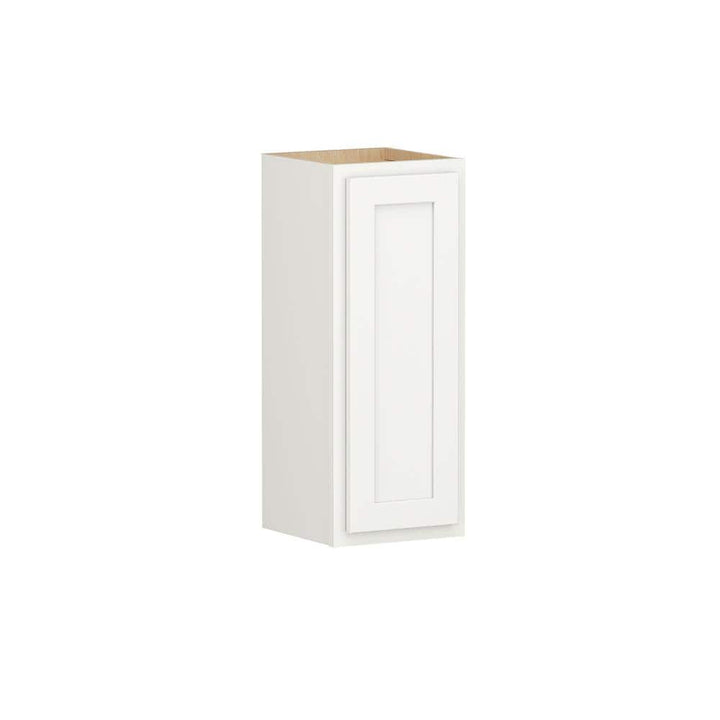 SIMPLY WOODMARK PRO Shaker Partial Overlay 12 in. W x 12 in. D x 30 in. H Plywood Assembled Wall Kitchen Cabinet in Linen White